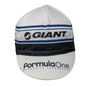 Giant Formula One Stretchy Cap Hat Multicolor Graphic Logo 100% Cotton